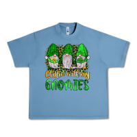 Pebble Blue st patrick s chillin with my gnomies Urban Heavy Tee - JahusDesignShop
