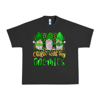 Pigment Black st patrick s chillin with my gnomies Urban Heavy Tee - JahusDesignShop
