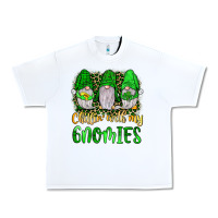 White st patrick s chillin with my gnomies Urban Heavy Tee - JahusDesignShop
