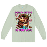 Matcha donut stress just do your best Long Sleeve Tee - AdoDesignShop