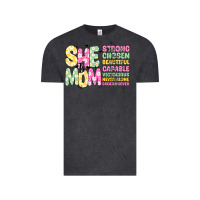 Vintage Black she is mom Vintage Tee - JahusDesignShop