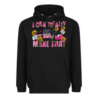 Black i can totally make that Heavyweight Hoodie - MaliasSmallBusiness
