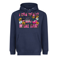 Navy i can totally make that Heavyweight Hoodie - MaliasSmallBusiness