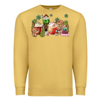 Antique Gold gingerbread coffee Premium Sweatshirt - MaliasSmallBusiness