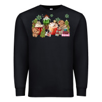 Black gingerbread coffee Premium Sweatshirt - MaliasSmallBusiness