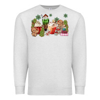 Oatmeal Heather gingerbread coffee Premium Sweatshirt - MaliasSmallBusiness