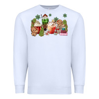 White gingerbread coffee Premium Sweatshirt - MaliasSmallBusiness