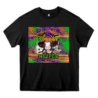 Black Spooky Heifer Heavy Core Tee - Artiststas