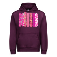 Mauve Wine Cancer brushstroke Cancer Awareness Urban Hoodie - HowdyJamesFarm