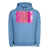 Pigment Pebble Blue Cancer brushstroke Cancer Awareness Urban Hoodie - HowdyJamesFarm