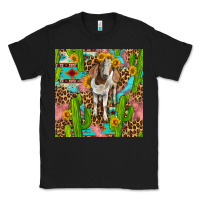 Black western boer goat seamless pattern Classic Tee - BundleAndBundleShop