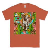 Copper western boer goat seamless pattern Classic Tee - BundleAndBundleShop