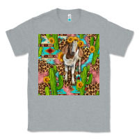 Heather Grey western boer goat seamless pattern Classic Tee - BundleAndBundleShop