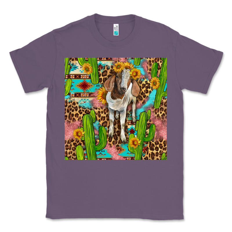 Western Boer Goat Seamless Pattern Classic Tee by BundleAndBundleShop | Teevron