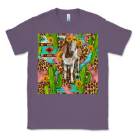 Lavender western boer goat seamless pattern Classic Tee - BundleAndBundleShop