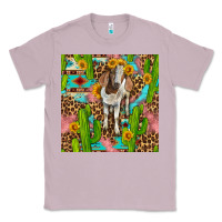 Lilac western boer goat seamless pattern Classic Tee - BundleAndBundleShop
