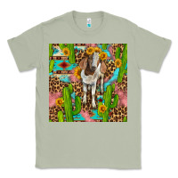 Matcha western boer goat seamless pattern Classic Tee - BundleAndBundleShop