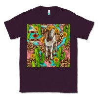 Plum western boer goat seamless pattern Classic Tee - BundleAndBundleShop