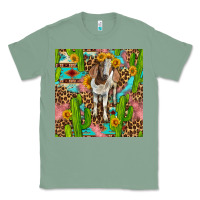 Sage western boer goat seamless pattern Classic Tee - BundleAndBundleShop