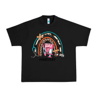 Black nurse life rainbow Urban Heavy Tee - JahusDesignShop