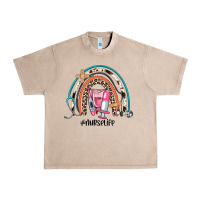 French Oak nurse life rainbow Urban Heavy Tee - JahusDesignShop