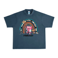 Midnight Navy nurse life rainbow Urban Heavy Tee - JahusDesignShop
