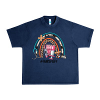Navy nurse life rainbow Urban Heavy Tee - JahusDesignShop