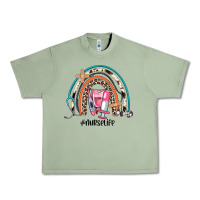 Oil Green nurse life rainbow Urban Heavy Tee - JahusDesignShop
