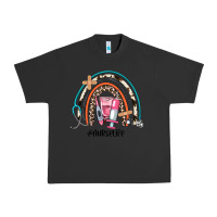 Pigment Black nurse life rainbow Urban Heavy Tee - JahusDesignShop