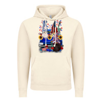 Vintage Artic 4th of July gnomes truck Vintage Hoodie - CowGirlArtShop
