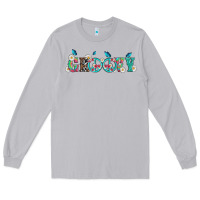 Moon Dust groovy with peace  sign flowers Long Sleeve Tee - Artiststas