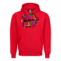 Red autism teacher pencil Zipper Hoodie - MaliasSmallBusiness