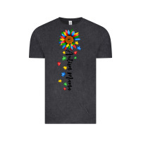 Vintage Black autism mama sunflower black Vintage Tee - JahusDesignShop