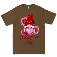 Cacao happy valentines day gnomes with sunflower Premium Tee - RanaPortraitStore