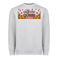Heather Grey caffeine queen 16oz libbey cup Heavyweight Sweatshirt - HRA Design Shop