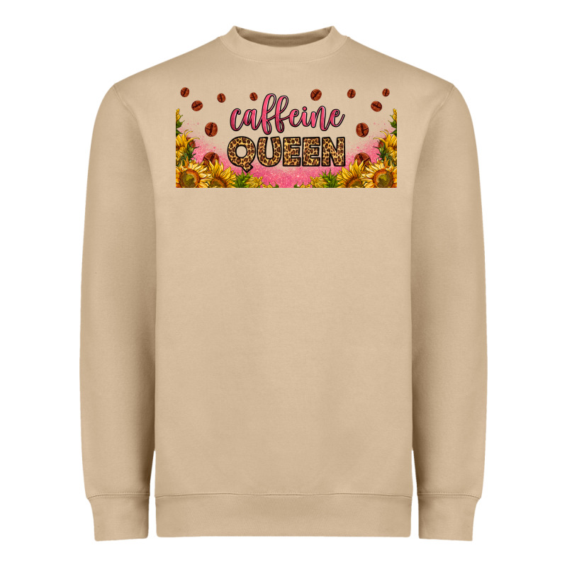 Caffeine Queen 16oz Libbey Cup Heavyweight Sweatshirt by HRA Design Shop | Teevron