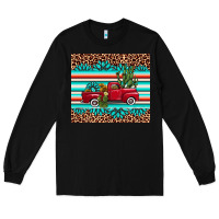 Black truck gemstone leopard Long Sleeve Tee - AdoDesignShop