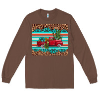 Chestnut truck gemstone leopard Long Sleeve Tee - AdoDesignShop