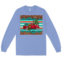 Colony Blue truck gemstone leopard Long Sleeve Tee - AdoDesignShop