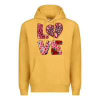 Mustard love with pink gemstone Premium Hoodie - RanaPortraitStore