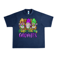 Navy mardi gras chillin' with my gnomies Urban Heavy Tee - JahusDesignShop