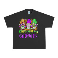 Pigment Black mardi gras chillin' with my gnomies Urban Heavy Tee - JahusDesignShop