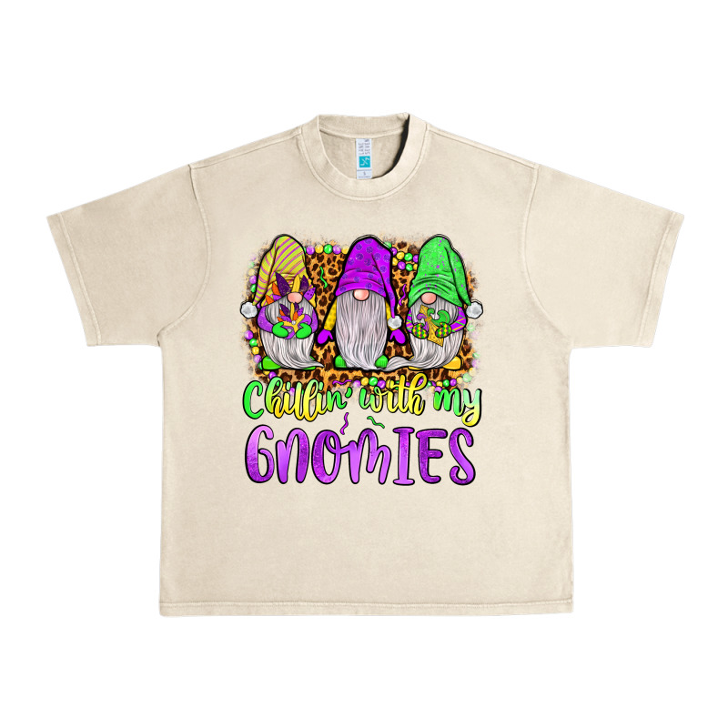 Mardi Gras Chillin' With My Gnomies Urban Heavy Tee by JahusDesignShop | Teevron
