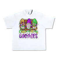 White mardi gras chillin' with my gnomies Urban Heavy Tee - JahusDesignShop