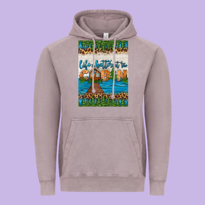 Life Is Better At The Cabin Air Freshener Vintage Hoodie Designed By Hra Design Shop