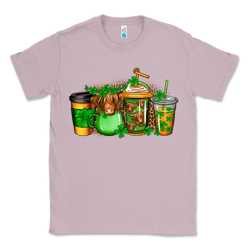 Longhaired Cow St Patricks Coffee Classic Tee by Jasminsmagicworld | Teevron