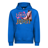 Cobalt Give Cancer the boot Cancer Awareness Urban Hoodie - HowdyJamesFarm