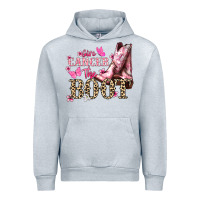 Heather Grey Give Cancer the boot Cancer Awareness Urban Hoodie - HowdyJamesFarm