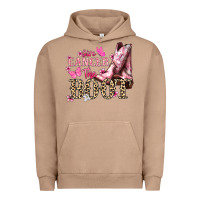 Pigment Burro Give Cancer the boot Cancer Awareness Urban Hoodie - HowdyJamesFarm
