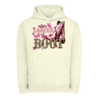 Pigment Pistachio Give Cancer the boot Cancer Awareness Urban Hoodie - HowdyJamesFarm